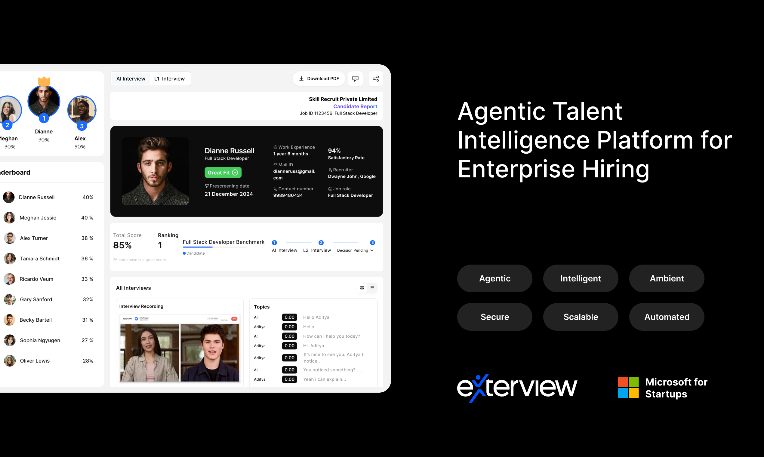  Exterview.ai – AI Intelligence Hiring gallery image