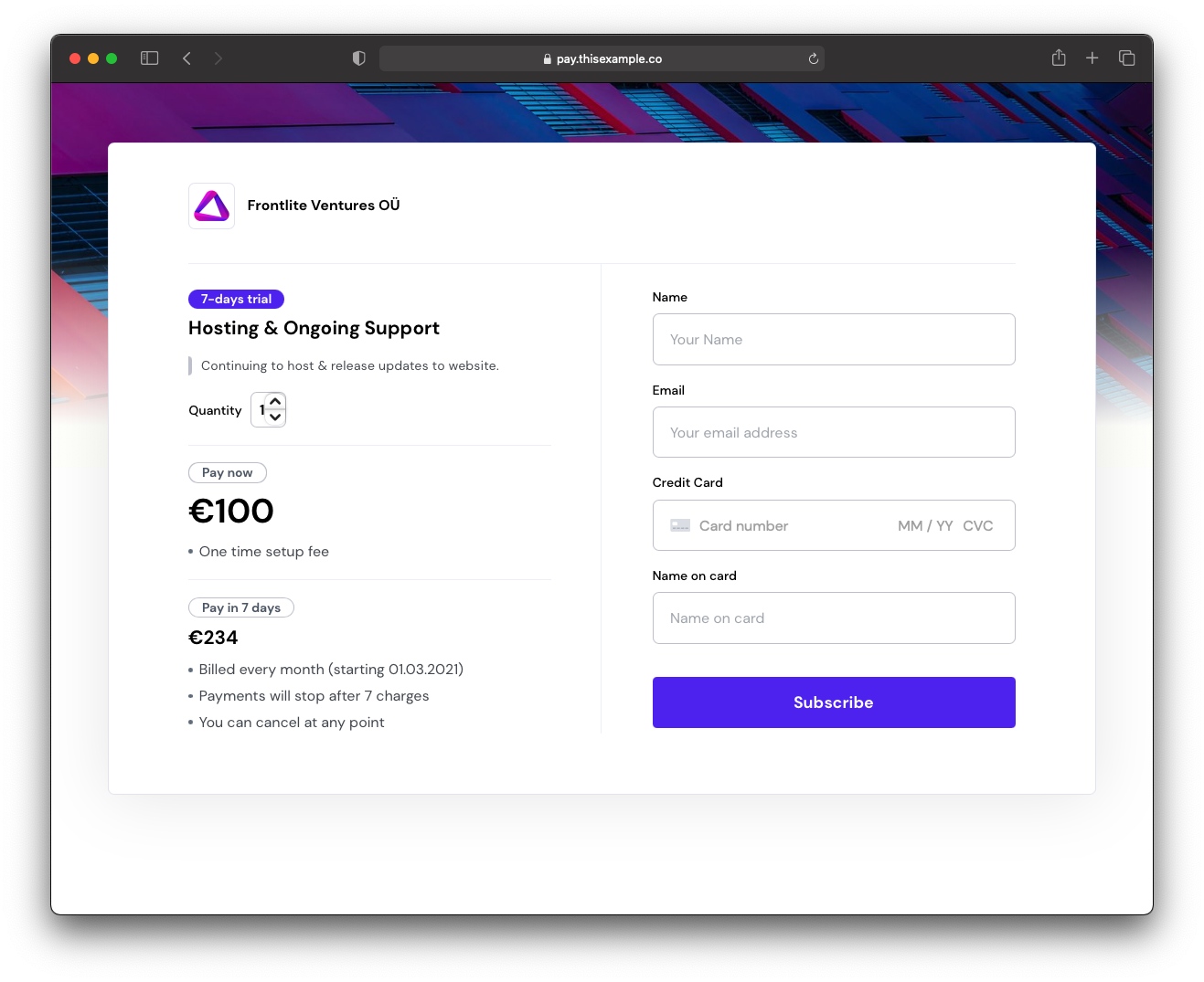 TillyPay Image