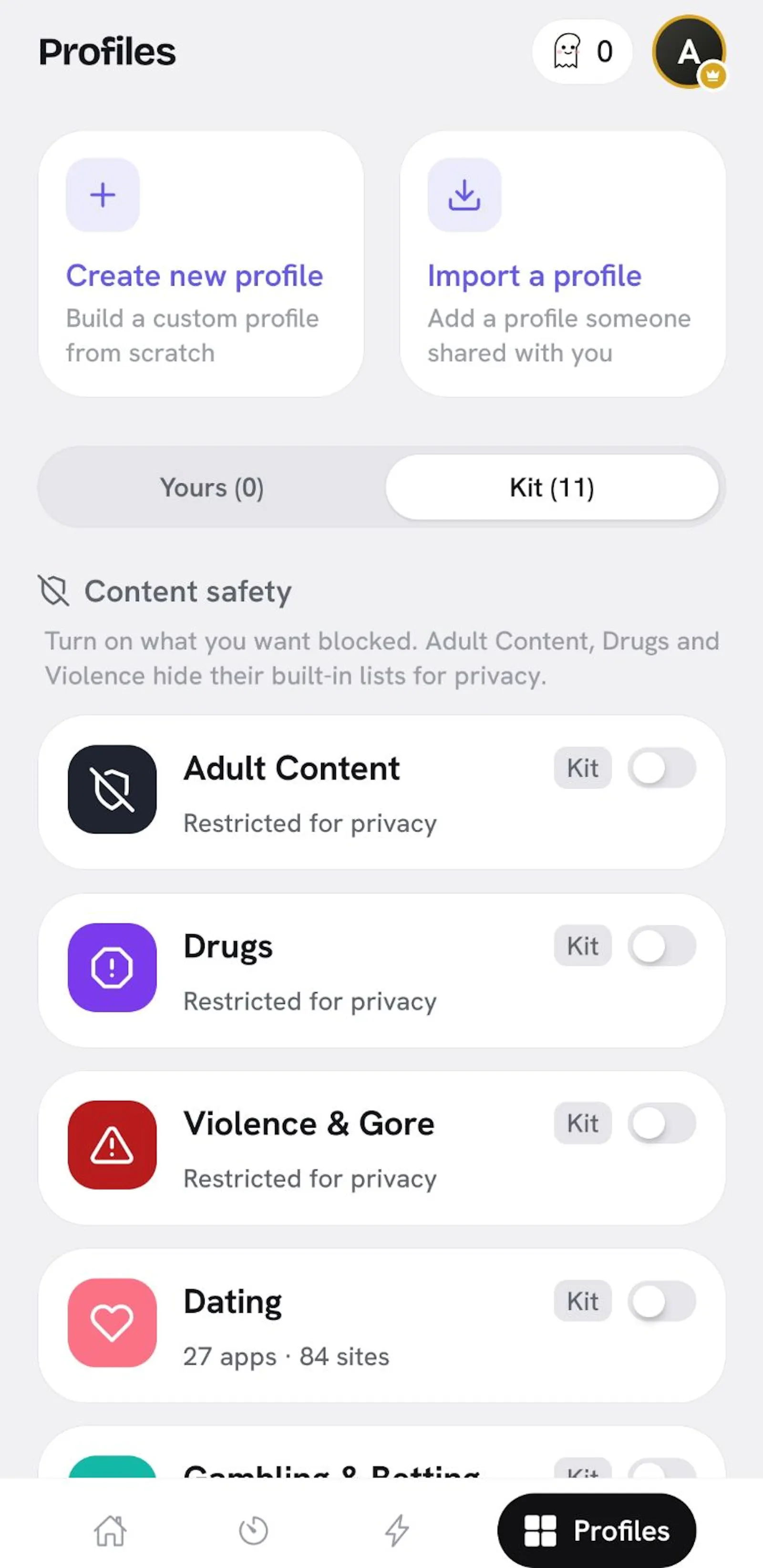 Appcognito screenshot 2