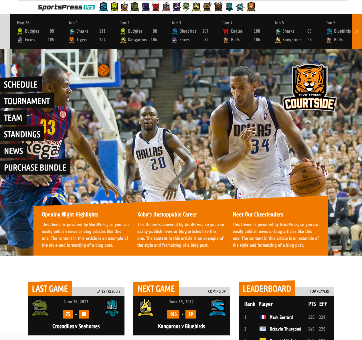 SportsPress Pro gallery image