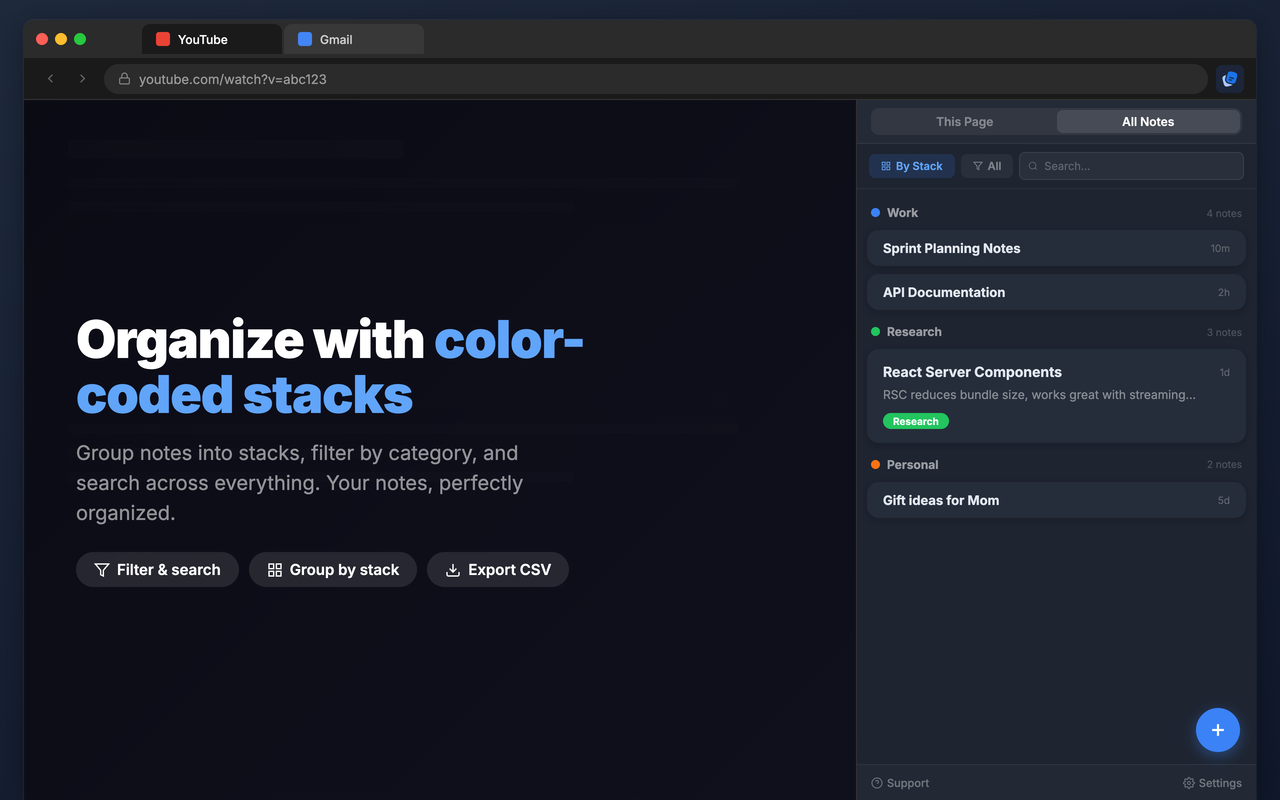 Notes Stack gallery image