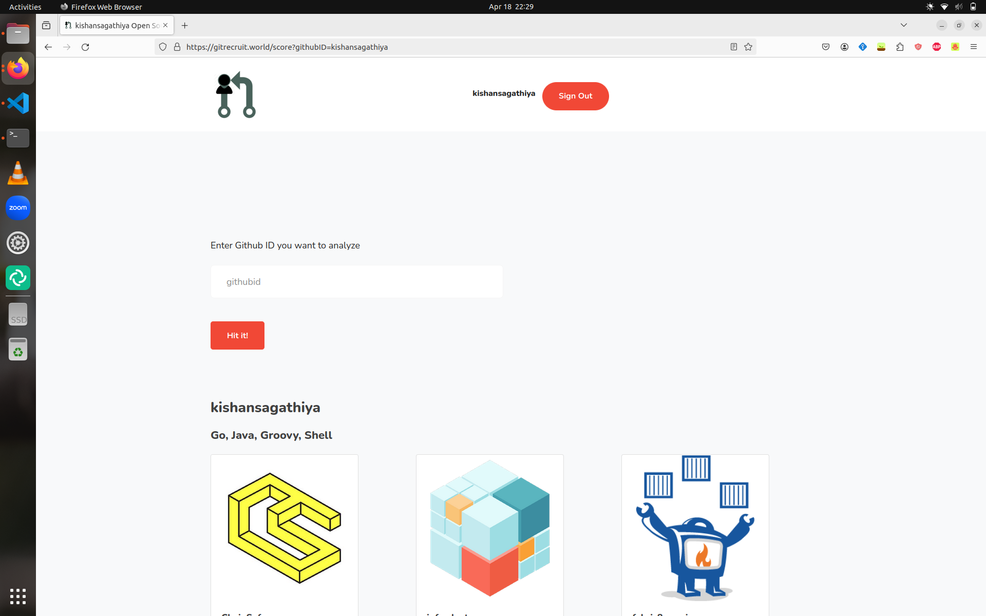 gitrecruit - 개발자의 GitHub 프로필을 분석하십시오 미디어 3