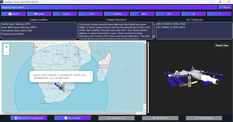 SPACEAPP v5.6 — Project Horizons screenshot 4