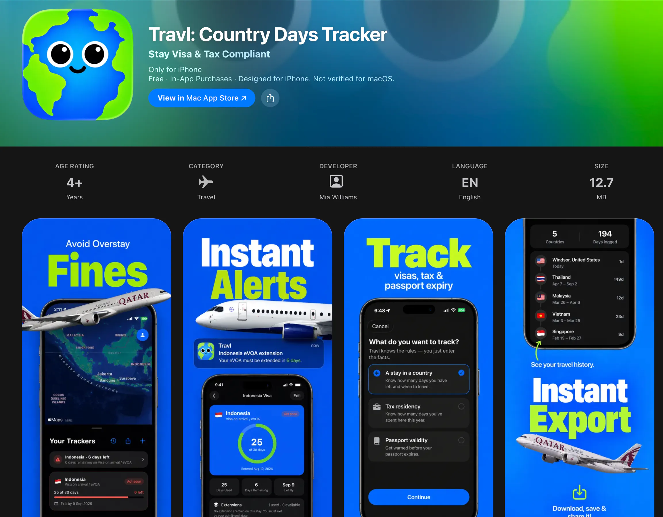 Travl: Country Days Tracker gallery image