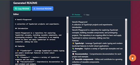 GitHub README Generator gallery image