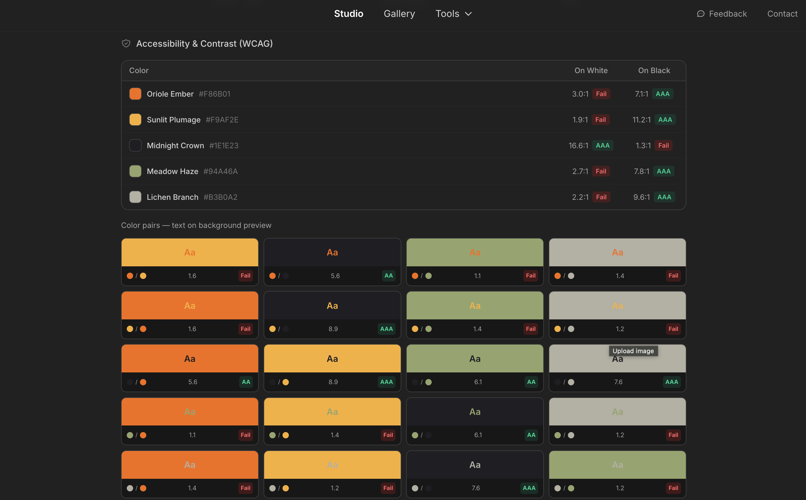 PalettePoint.com - Screenshot 3 showing product features and functionality
