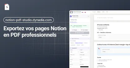 Notion PDF Studio gallery image