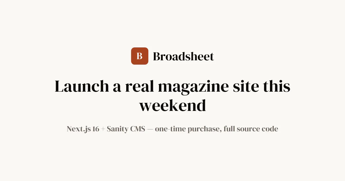 Broadsheet gallery image