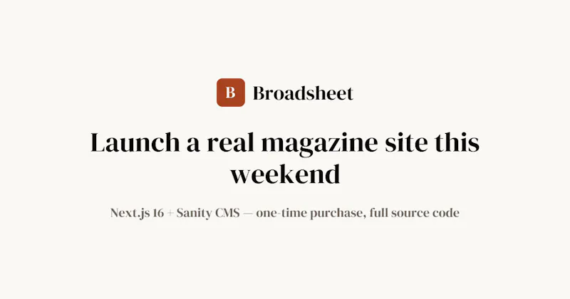 Broadsheet screenshot 1