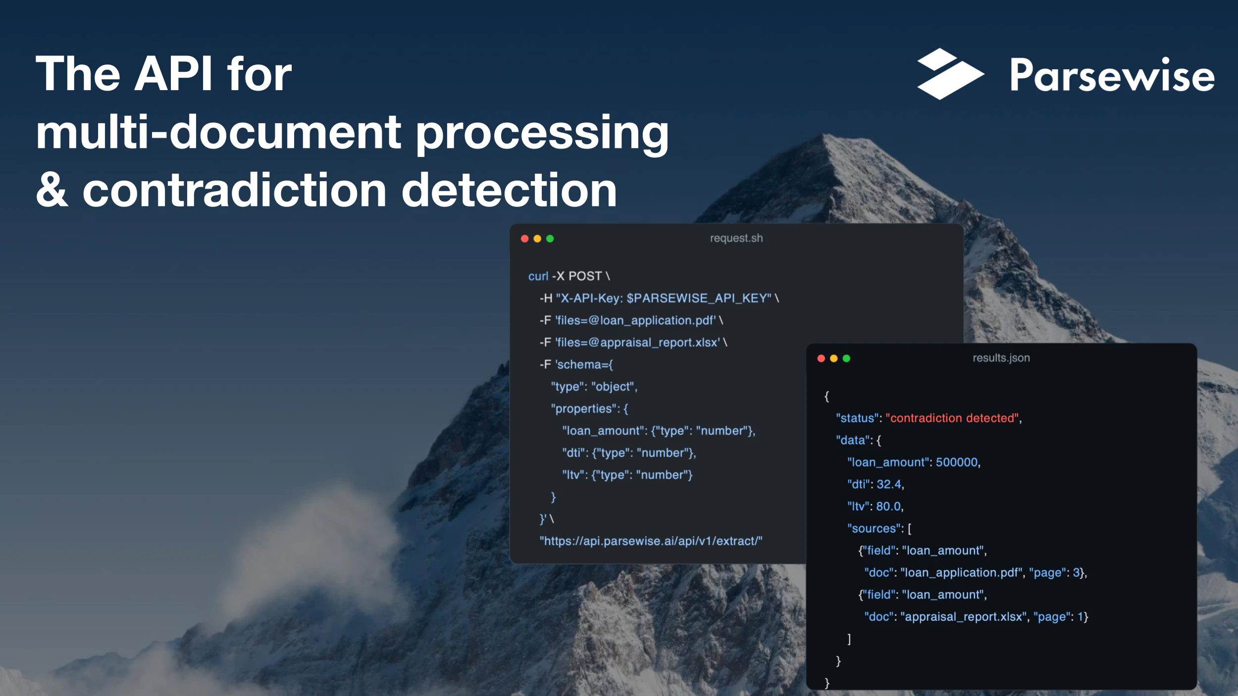 Parsewise API screenshot 1