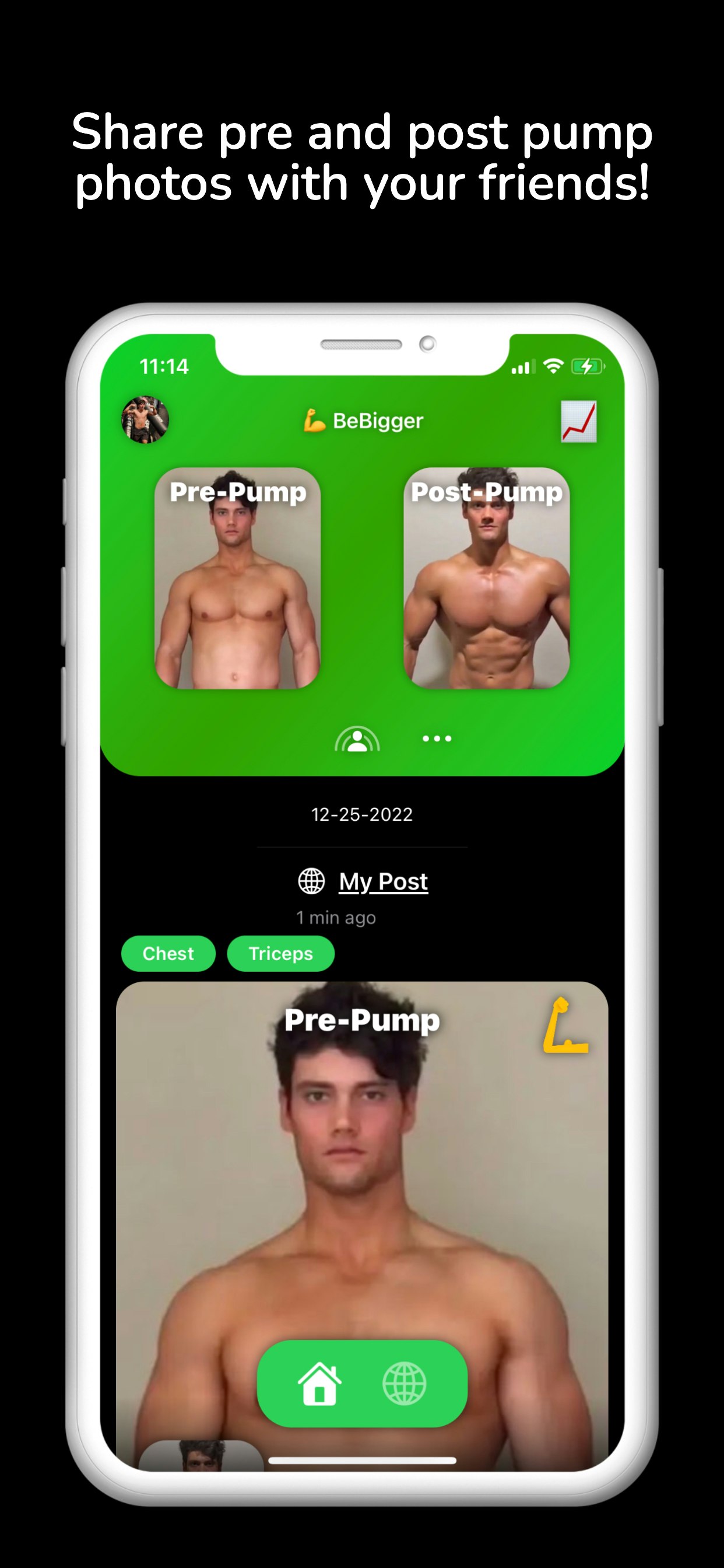 BeBigger - The BeReal of fitness media 1