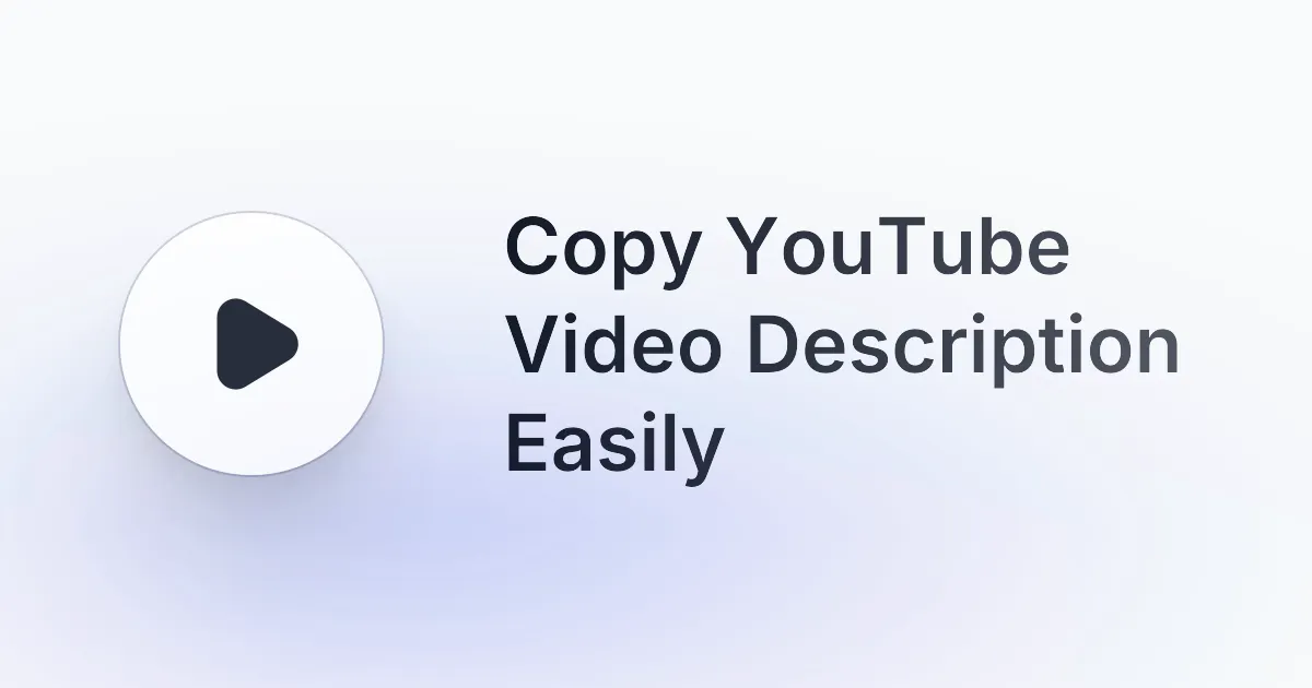 YouTube Description Extractor PRO gallery image