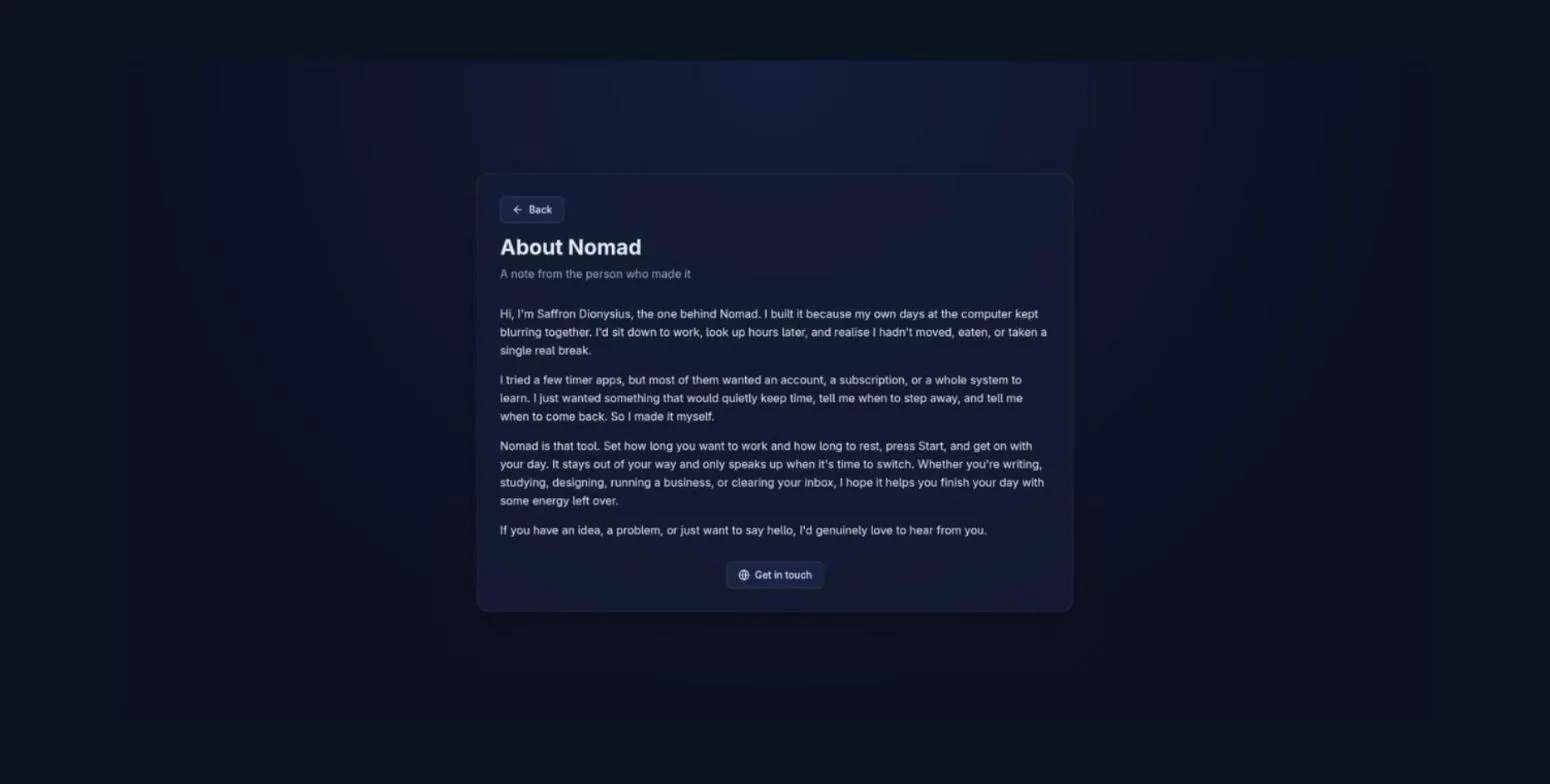 Nomad gallery image