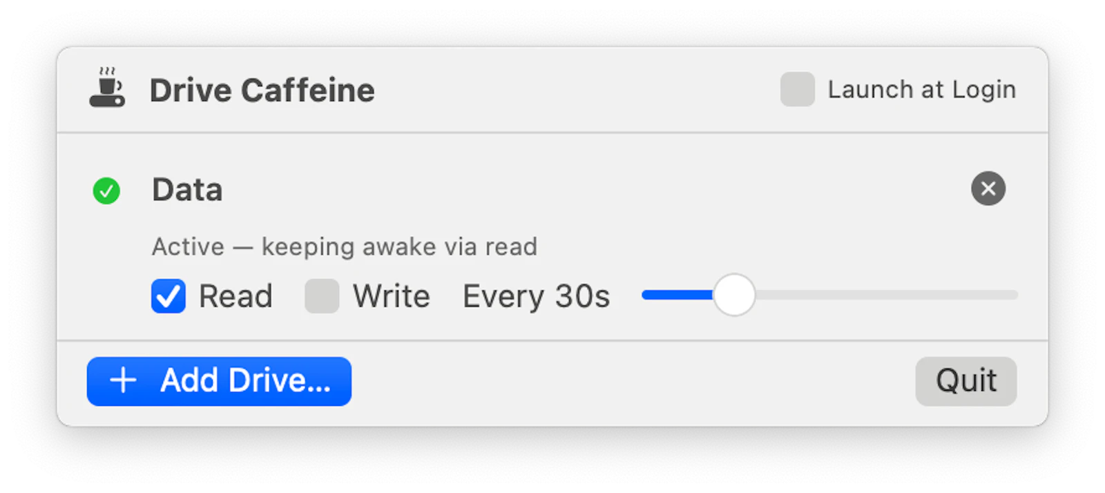 Drive Caffeine screenshot 2