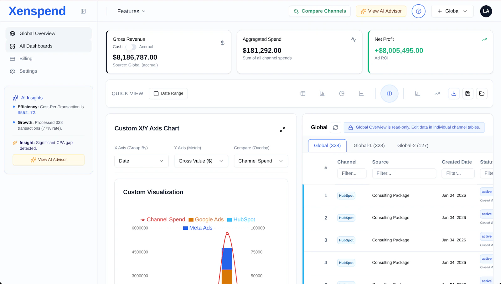 Xenspend screenshot 2