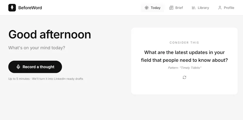 BeforeWord screenshot 1
