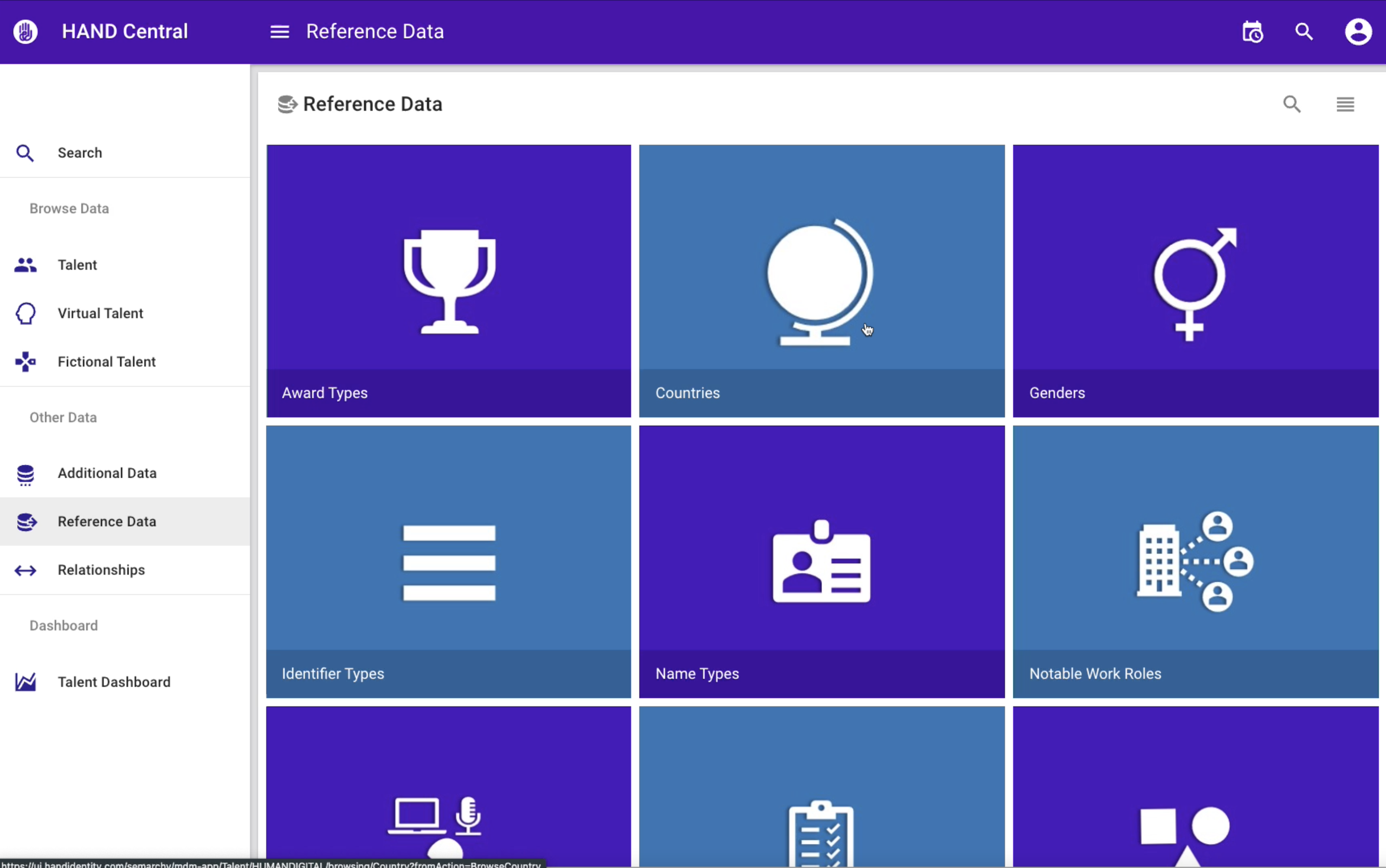 HAND Central Database gallery image
