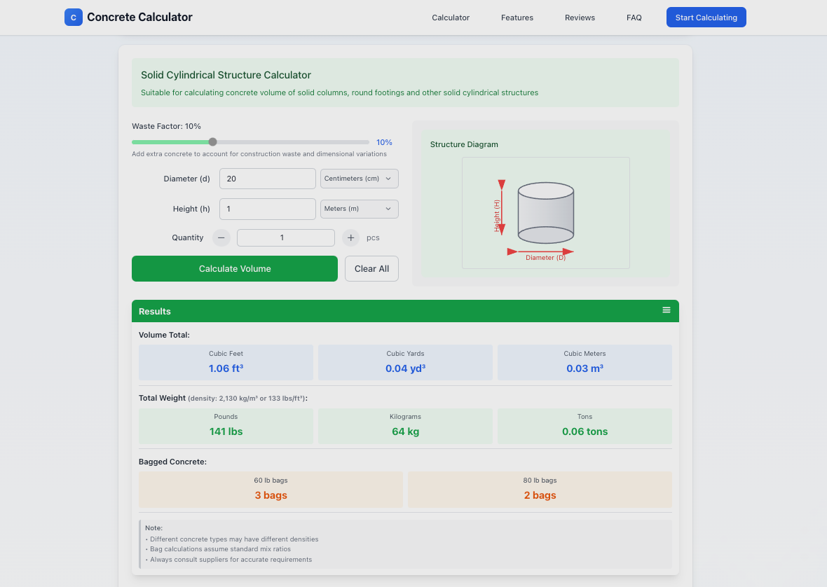 Concrete Calculator gallery image