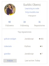 Github Widget gallery image