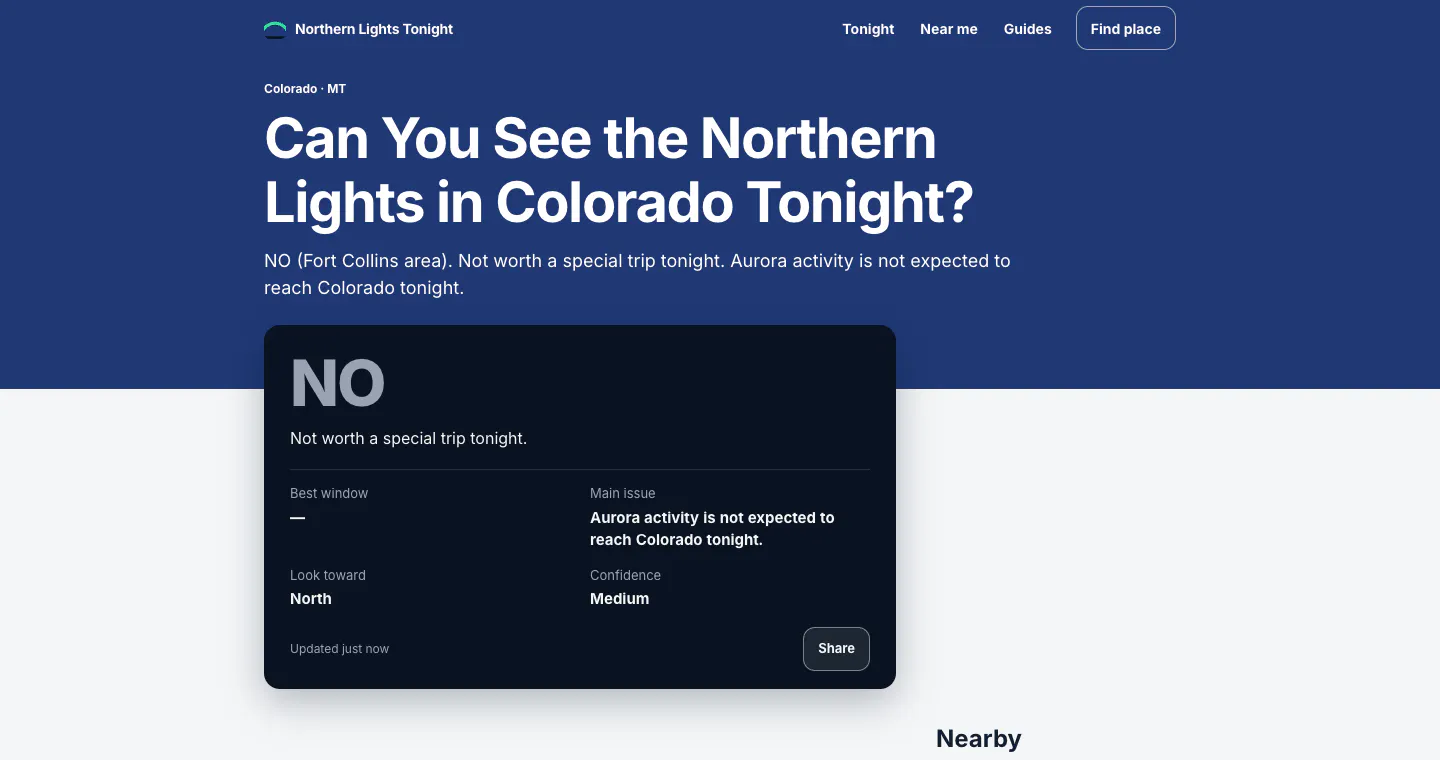Northern Lights Tonight gallery image