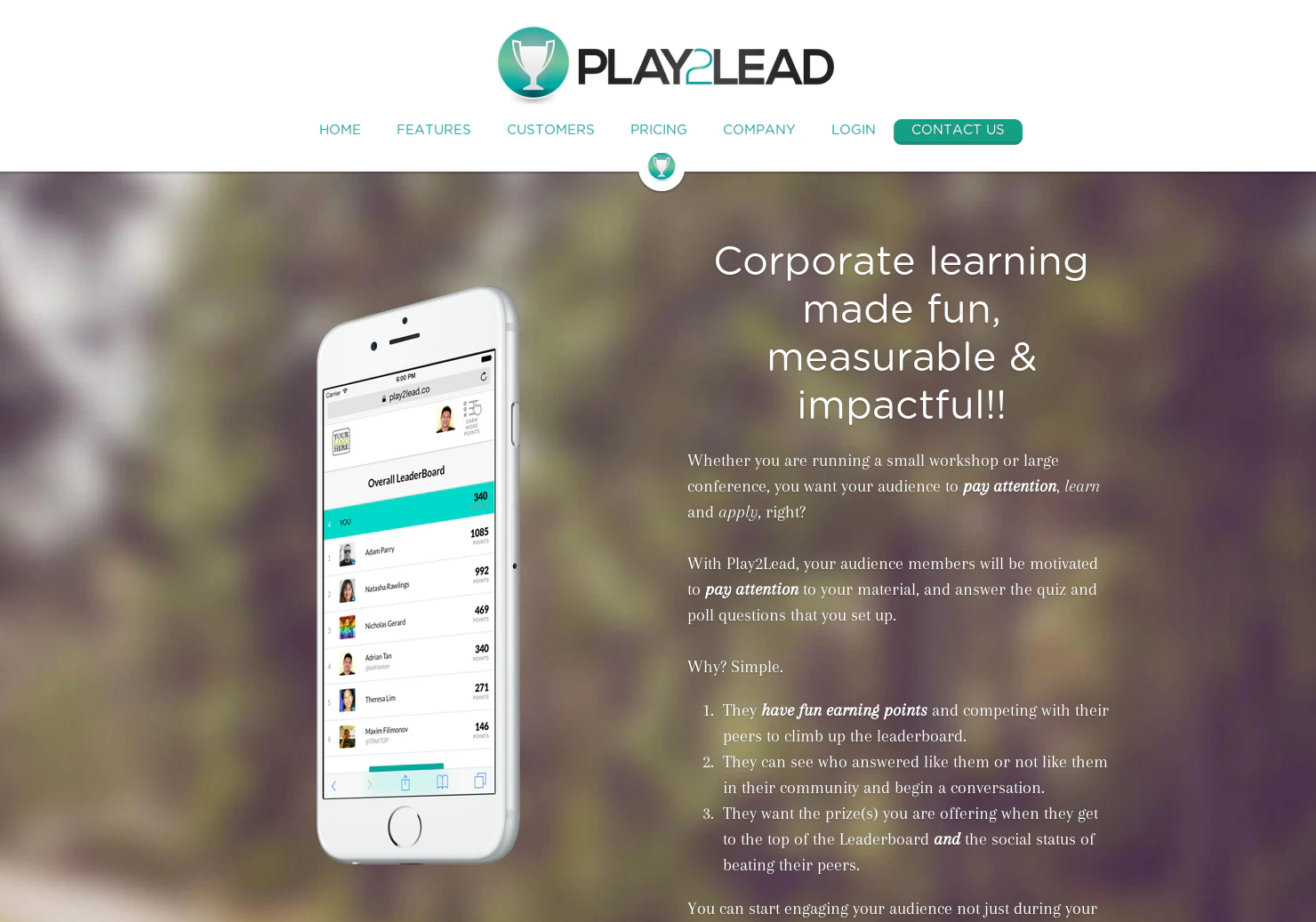 Play2Lead