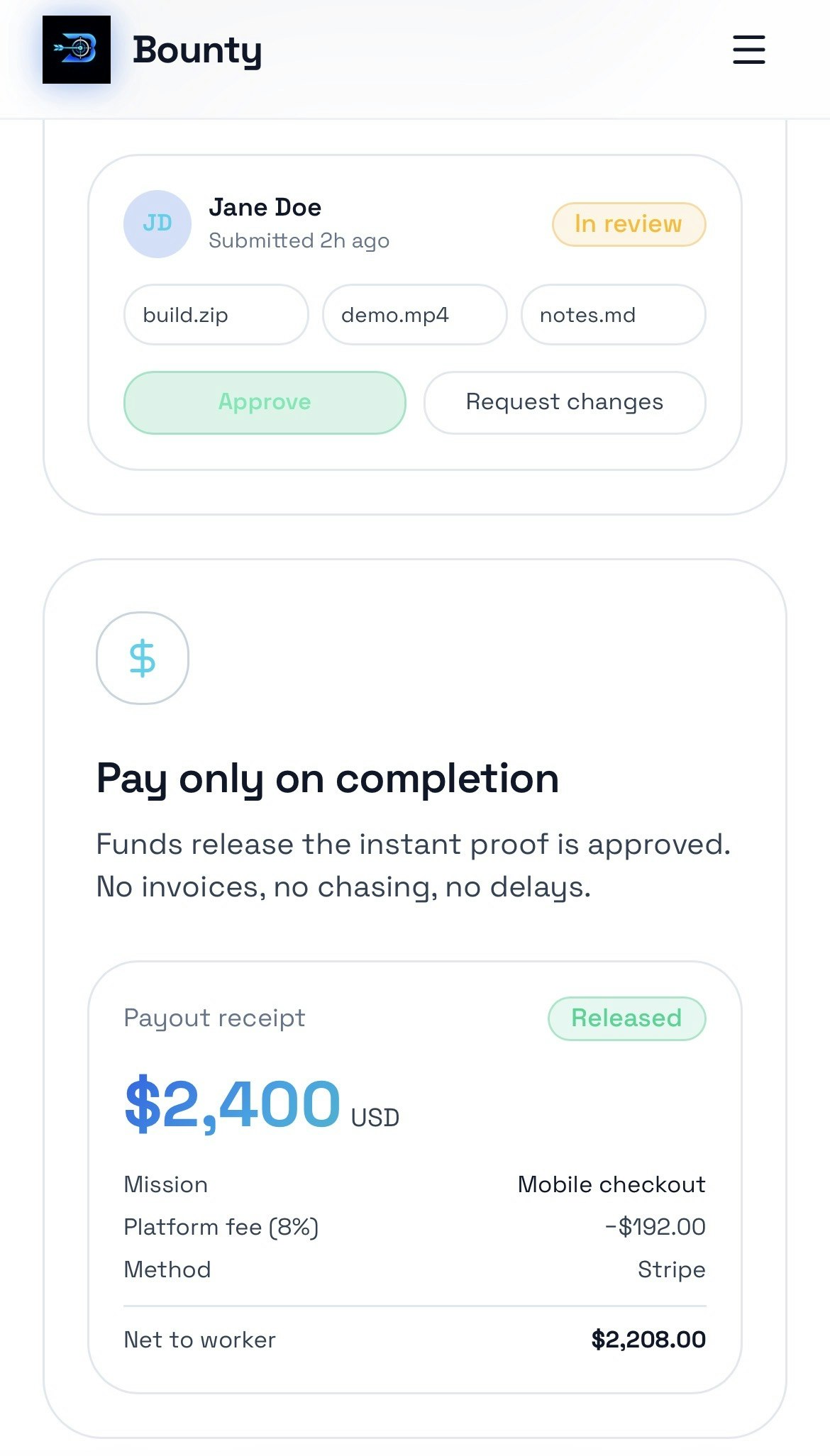 Bounty — Real Work, Posted Fast gallery image