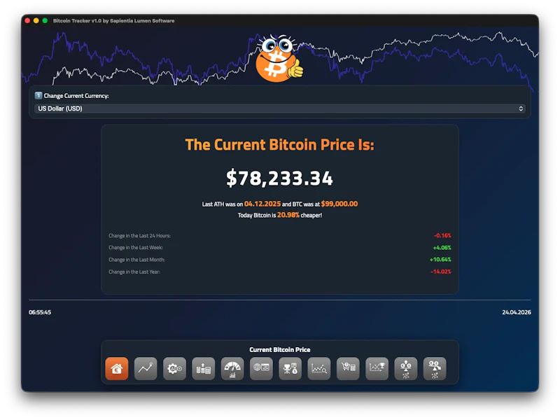 Bitcoin Tracker V1.0 screenshot 1