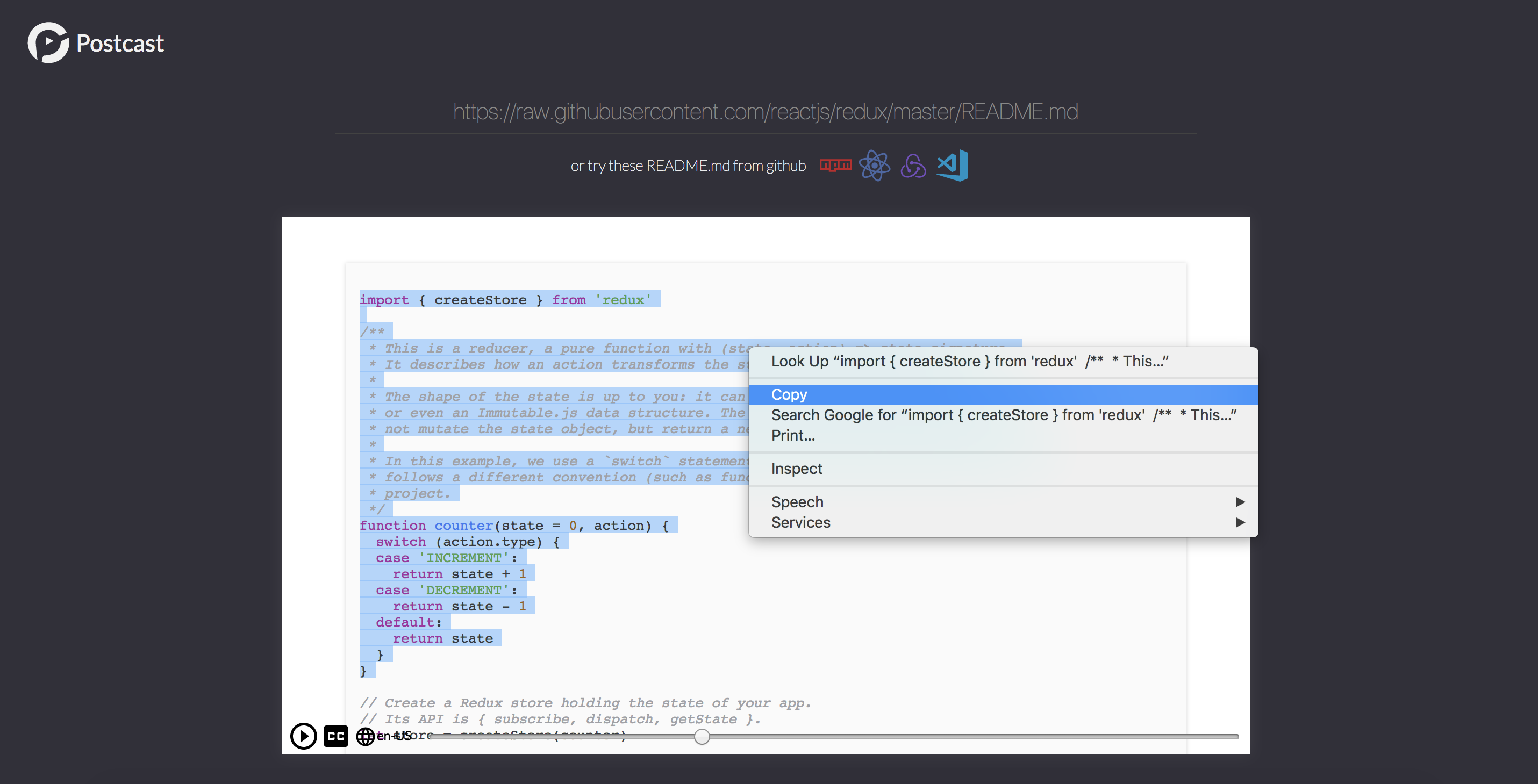 Postcast gallery image