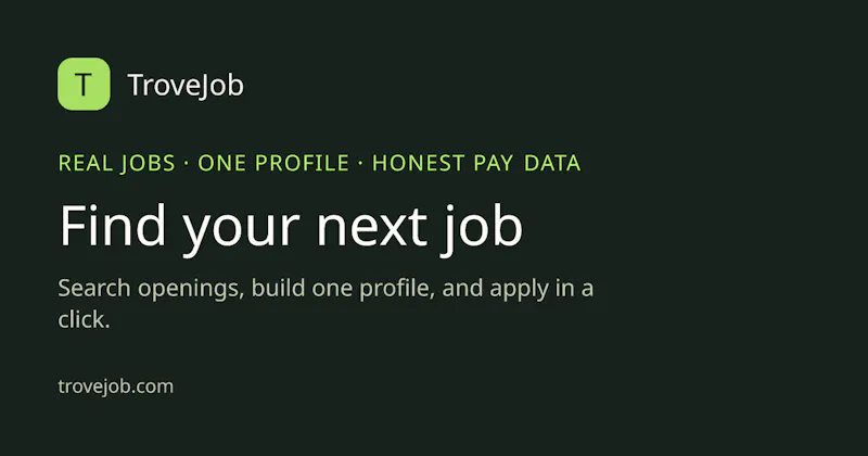 TroveJob screenshot 1
