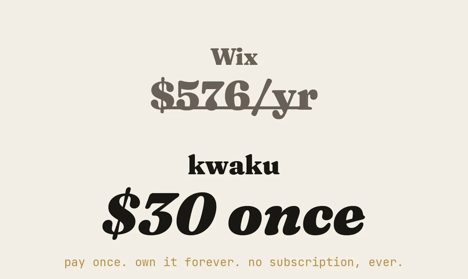 Kwaku — Zero-subscription web builder screenshot 4