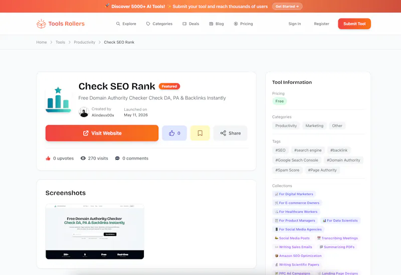 Tools Roller screenshot 2