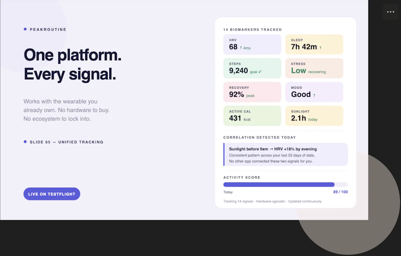 PeakRoutine screenshot 6
