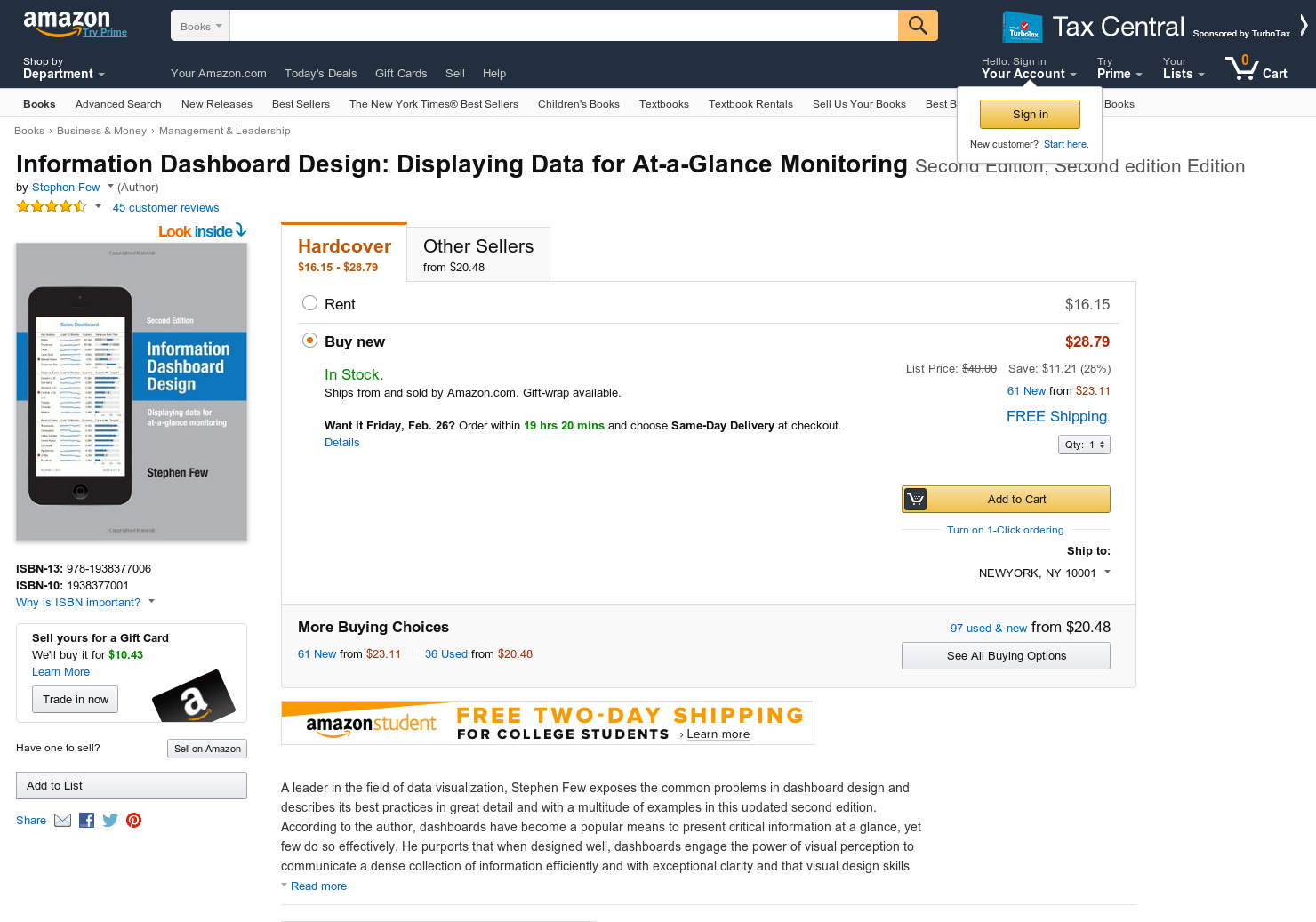 Information Dashboard Design gallery image