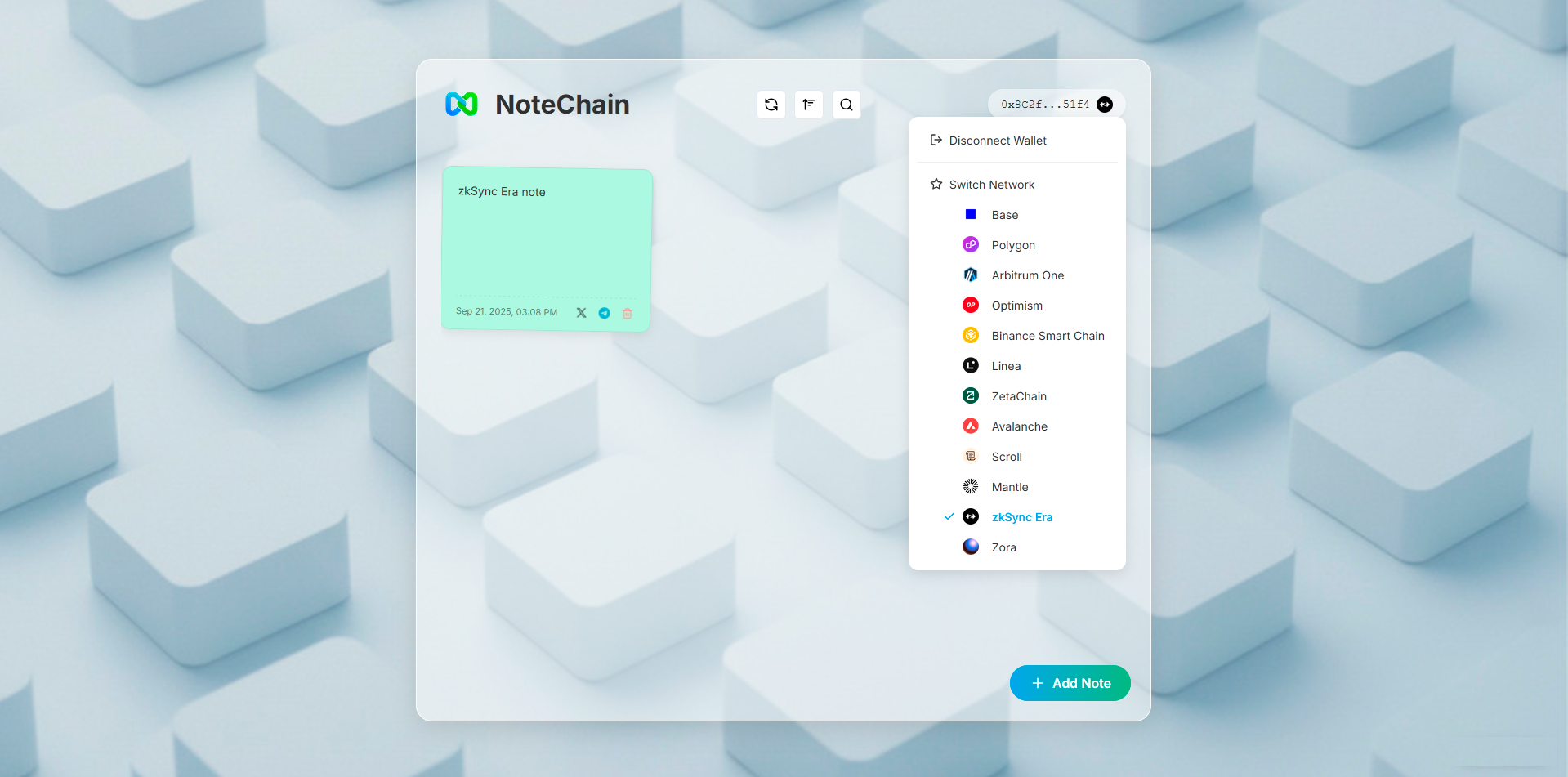 NoteChain gallery image
