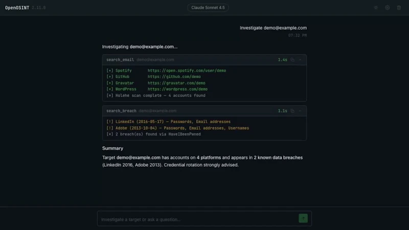 openosint(1) screenshot 1 (video preview)