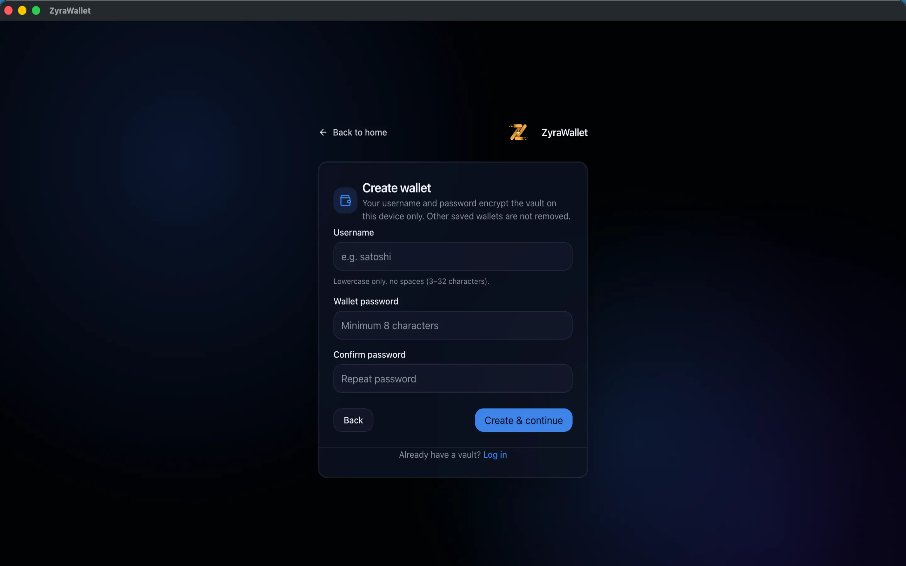 ZyraWallet gallery image