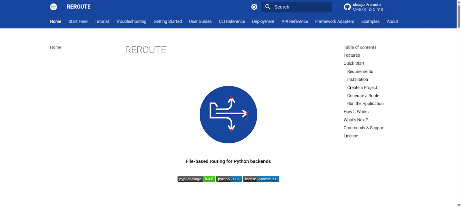 REROUTE screenshot 1
