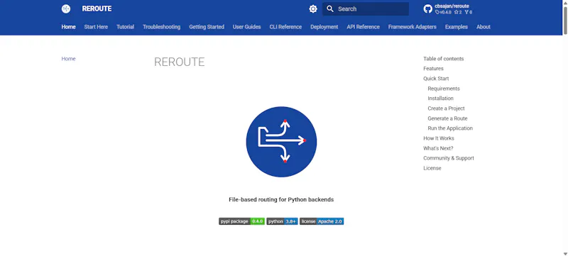 REROUTE screenshot 1