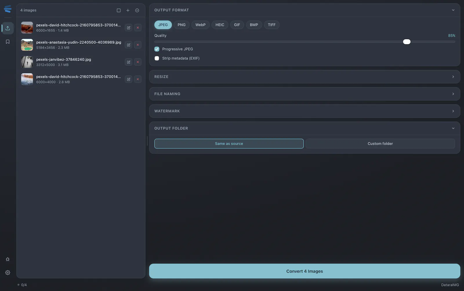DataraIMG screenshot 1