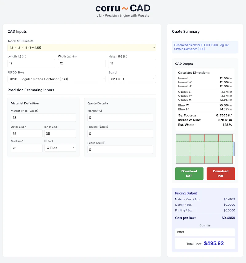 corru~CAD screenshot 3