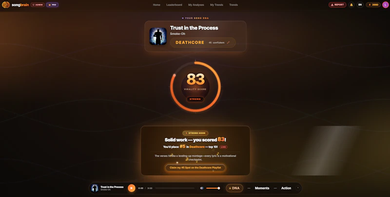 Songbrain screenshot 2