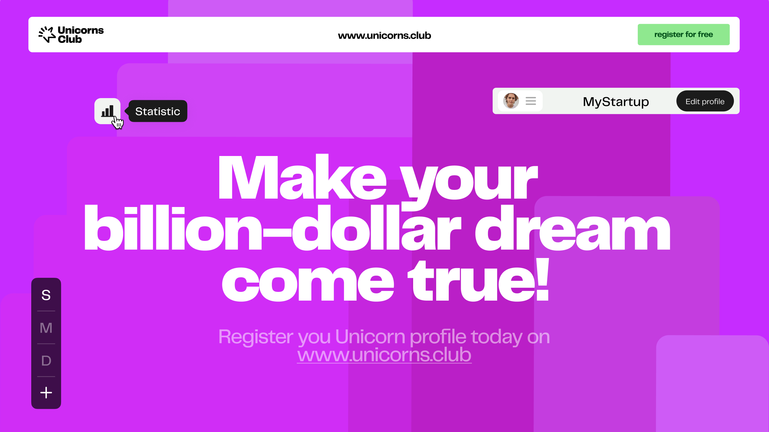 Media Kelab Unicorns - Buat profil unicorn anda, dan pelabur akan mengikuti anda 8