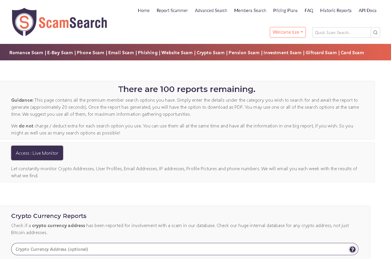 ScamSearch - Global Scammer Database gallery image