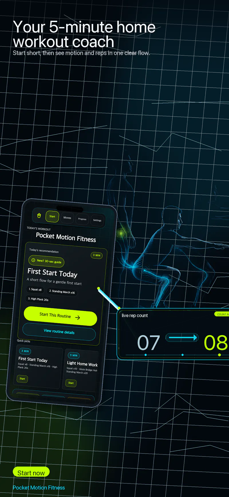 Pocket Motion Fitness screenshot 7