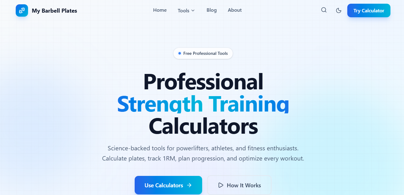 My Barbell Plates - Screenshot 2 showing product features and functionality