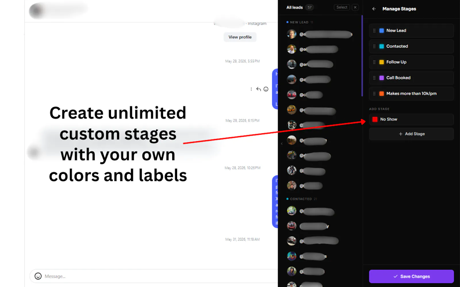 Settr - Instagram DM CRM screenshot 1