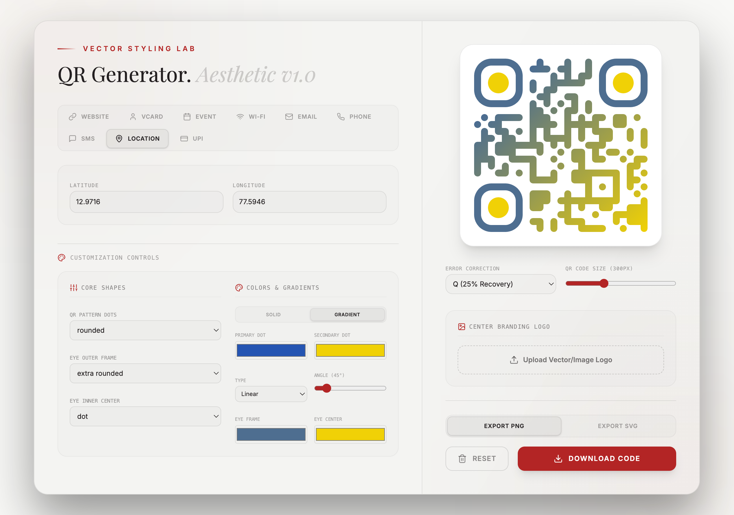 Vector QR Code Designer gallery image