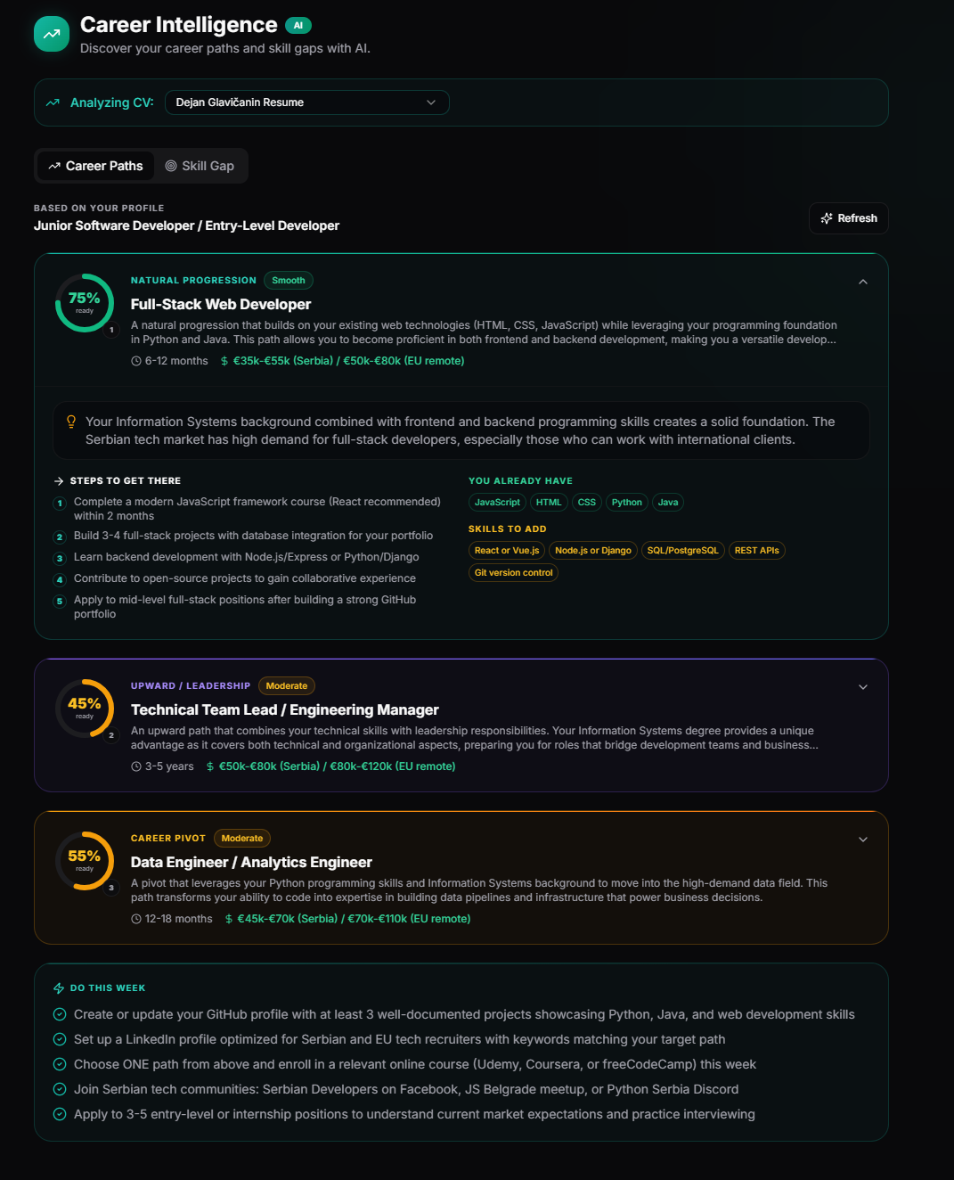 HireGenie–AI-Powered Resume ATS Checker gallery image