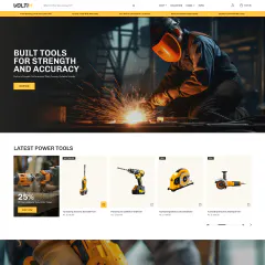 Industrial Shopify Theme 제품 배너