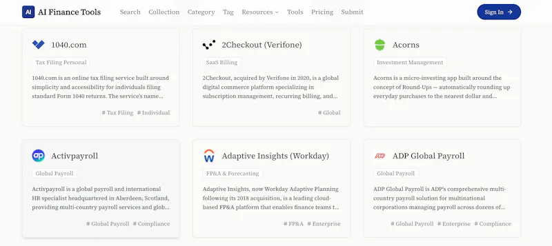 AI Finance Tools screenshot 2
